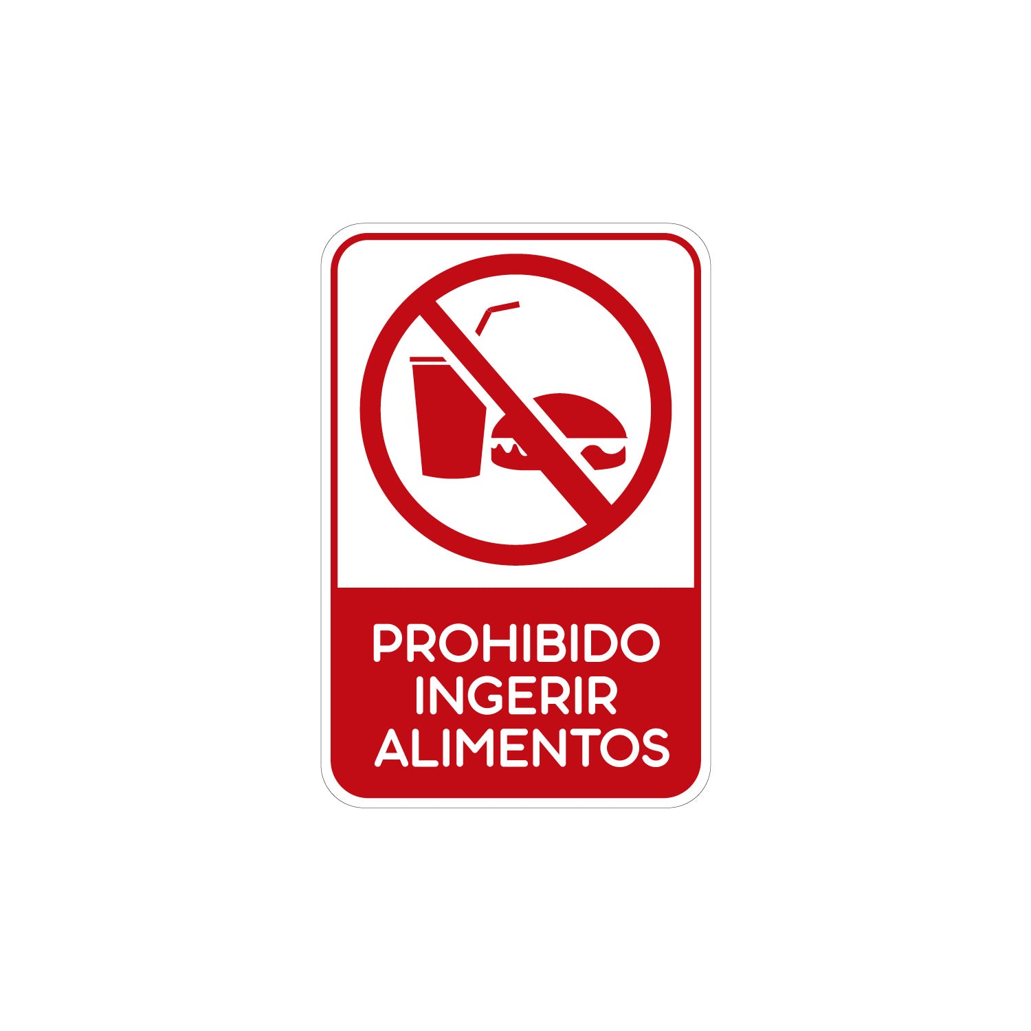 Señalamientos Seguridad Protección Civil Tipo: PROHIBICIÓN Medidas 20x30cm