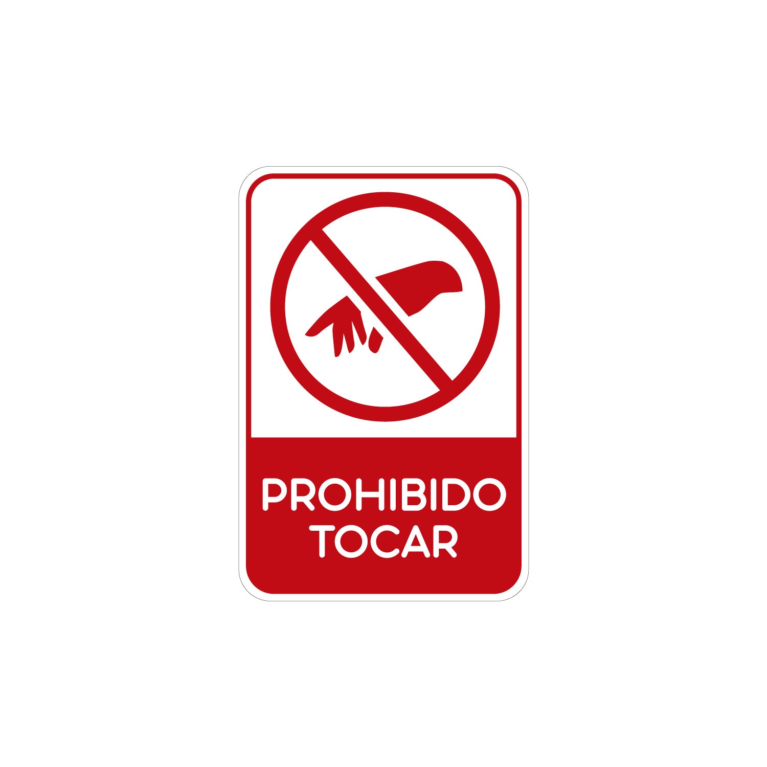 Señalamientos Seguridad Protección Civil Tipo: PROHIBICIÓN Medidas 20x30cm