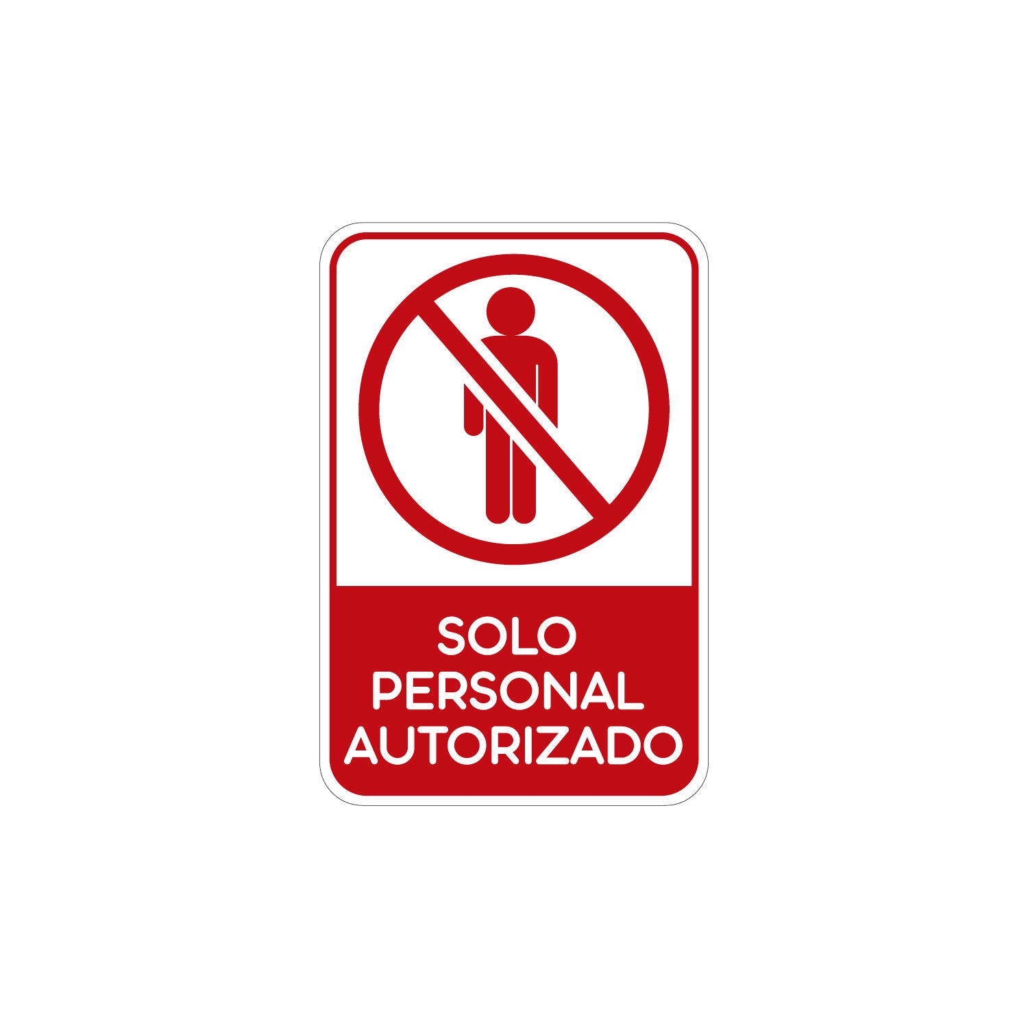 Señalamientos Seguridad Protección Civil Tipo: PROHIBICIÓN Medidas 20x30cm