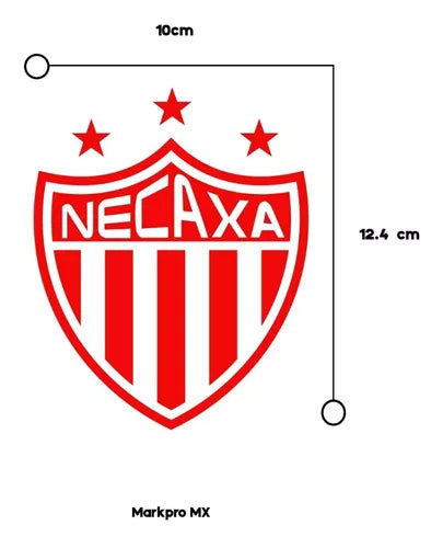 Stickers Vinil P/auto Liga MX Necaxa (1 Pieza)