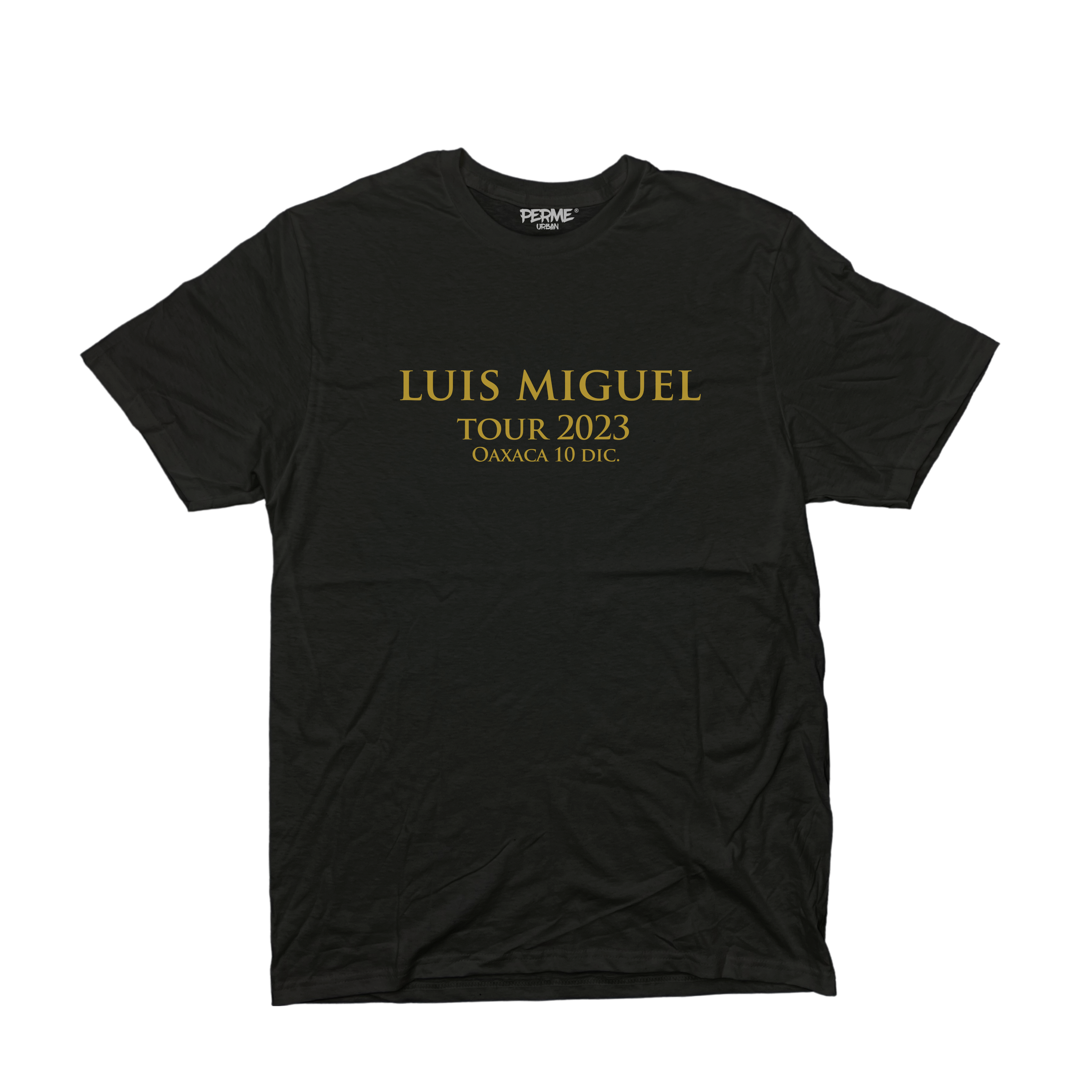Playera LUIS MIGUEL Tour 2023 PERME URBAN para Dama - Ciudades y Fechas