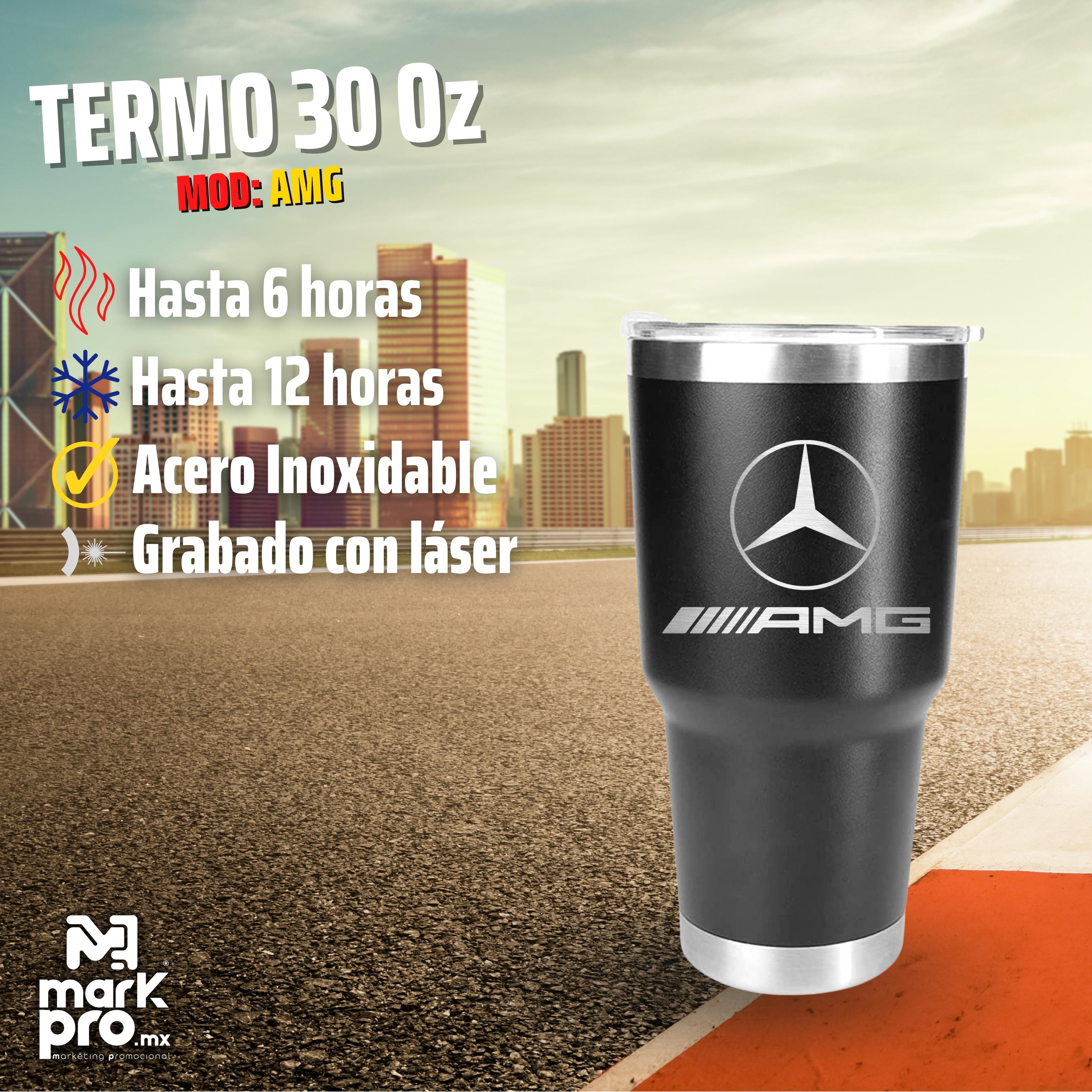 Termo Personalizado 30onz Marca De Auto Mercedes Benz AMG 30 Oz - Acero Inoxidable